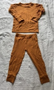 Posh Peanut 4T Thermal Pajamas Orange - Picture 1 of 5