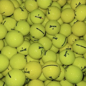 50 Yellow Srixon Soft Feel 4A/5A Used Golf Balls AAAA / AAAAA - Picture 1 of 10