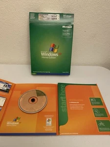 Microsoft Windows XP Home Edition Upgrade - Retail With Product Key Big Box - Photo 1/1