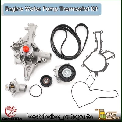 Kit termostato bomba agua motor para Mercedes Benz E350 S550 ML500 4.3L 5.5L EE. UU. Foto 1 de 4