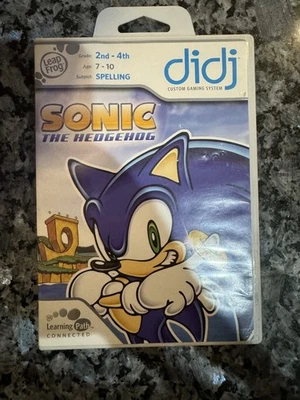 Sonic the Hedgehog 2008 Leapfrog Didj Custom Learning Game complete CIB  - Image 1 of 4