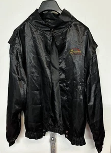 Vintage RIVIERA Hotel and Casino Las Vegas Satin Jacket Size XL Black Embroider - Picture 1 of 3