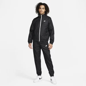 Nike Sportswear Club Men's Lined Woven Full Tracksuit Black - 2XL XXL (New) - Picture 1 of 23