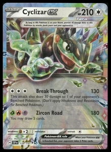 Pokemon SV08: Surging Sparks #159/191 Cyclizar ex - Picture 1 of 2