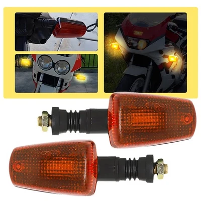 For Yamaha XT600 XT225 XT250 FZR600 400 Rear Turn Signal Indicators Lights Pair - Image 1 of 4