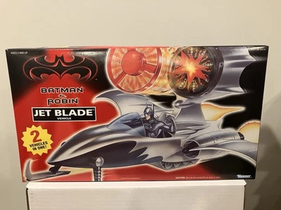 1997 Kenner BATMAN & ROBIN JET BLADE АВТОМОБИЛЬ КАК НОВЫЙ В ЗАКЛЕЕННОЙ КОРОБКЕ!  - Изображение 1 из 4
