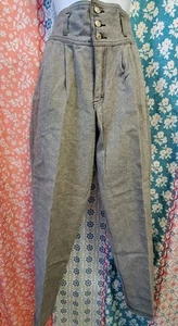Vintage 80s Esprit Super High Waist Pleated Pants Tapered 1989 Pocket Logo - Picture 1 of 14