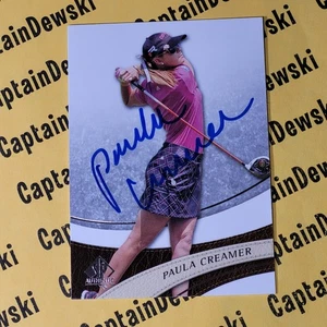 ¡AUTO CREMA PAULA! SP Auténtico 2014 Firmado #6 Raro con Tarjeta Autógrafo - Imagen 1 de 2
