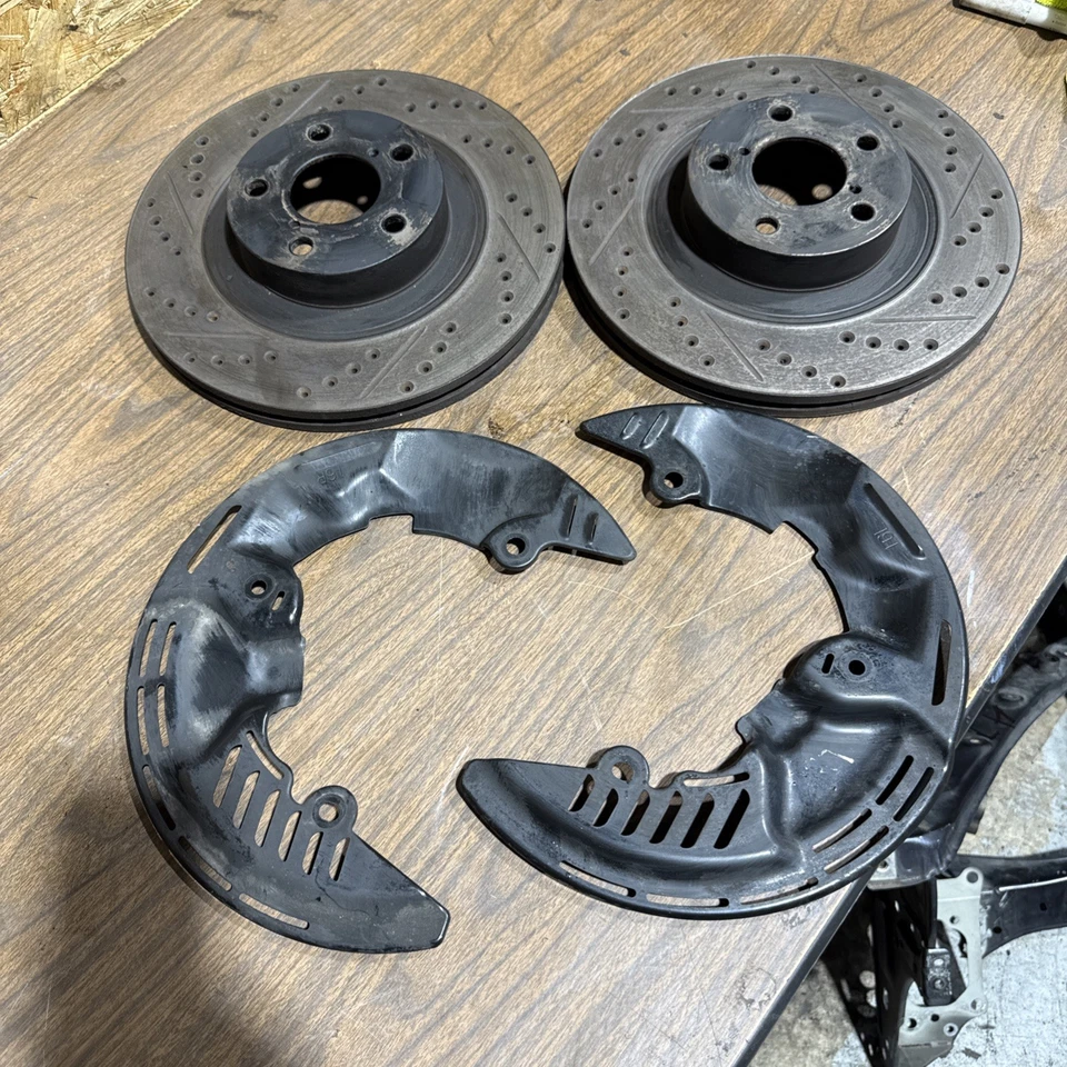 13-20 Subaru BRZ Scion FRS Toyota 86 GT ROTORES PERFORADOS Y RANURADOS ROTOR Foto 1 de 4