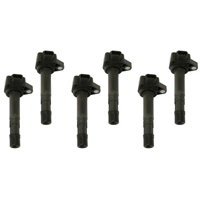 Set of 6 Ignition Coils for Acura MDX Honda Pilot Ridgeline Accord Saturn Vue EL Foto 1 de 4
