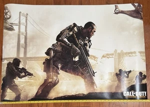 Póster de videojuego, Call of Duty Adv. Guerra, doble cara, 28”x40”, en muy buen estado - Imagen 1 de 11