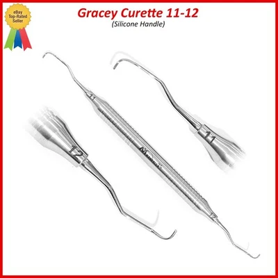 Instrumentos periodontales con mango hueco de doble extremo y cureta dental Gracey 11/12 Foto 1 de 3