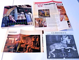 GUERNSEY American Carvings Karussell Zigarrenladen Indianer Kunst Auktion Katalog 1989 - Bild 1 von 18