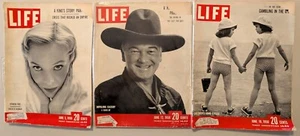 3-JUNE Month 1950 LIFE Mags - Hopalong Cassidy-Stasia Kos-Child Sand Styles - Bild 1 von 2
