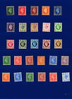 1937-51 SG462-508 1⁄2d-1s KGVI Definitives tief, hell, Farbwechsel G/FU lanj