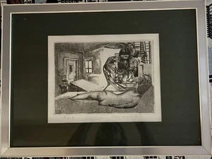 Roberta Serenari, „Traum“, Gravur Radierung 1977, Signiert - Bild 1 von 7