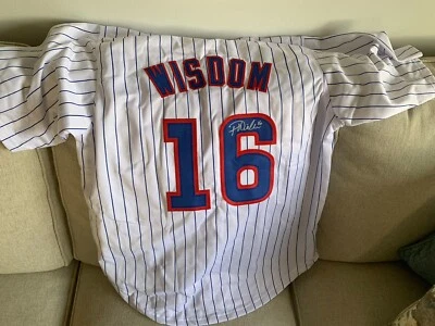 Patrick Wisdom Signed Chicago Cubs Jersey - Image 1 of 3