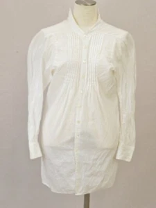 JUNYA WATANABE COMME des GARCONS Pleated Shirt Blouse XS JJ-B021 AD2012 White - Picture 1 of 9