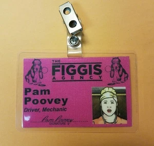Insignia de identificación de la serie de televisión Archer-The Figgis Agencia Pam Poovey utilería disfraz de cosplay - Imagen 1 de 1