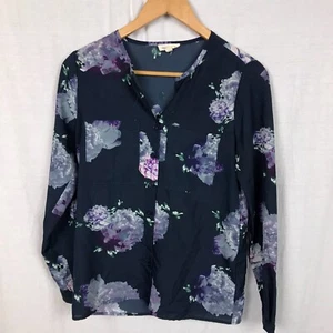 SILENCE & NOISE Urban Outfitters Damen Blumenmuster Knopfleiste Oberteil Langarm XS - Bild 1 von 6