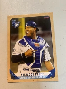 2018 Salvador Perez Card Omaha Storm Chasers Team Card - Picture 1 of 1