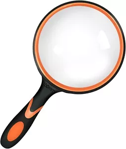 Große Lupe - Leselupe - 10 Fach Vergrößerung - Handlupe - Vergrößerungsglas - Bild 1 von 7