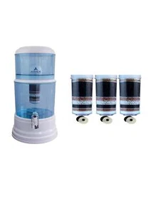 8 Stage Benchtop Water Filter - Ceramic Mineral Stone CHarcoal Purifier Filters - Picture 1 of 6