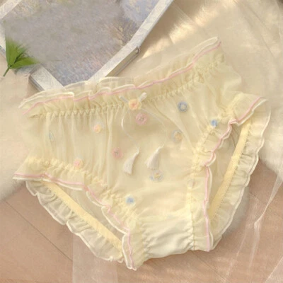 Sexy ropa interior japonesa Lolita Sweet Girls bragas de malla calzoncillos transparentes Foto 1 de 4