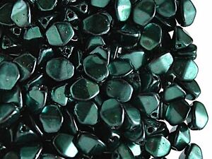 CHOOSE COLOR! 300pcs 5x3.5mm Pinch Beads Metallic Colors Czech Pressed Glass