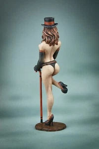 ⭐La chica del sombrero de copa. FIGURA. Estaño 54mm 1/32 pintado⭐ - Imagen 1 de 3