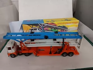 Corgi Major 1146 Truffa Tri-Deck Car Transporter Gioco indossato in scatola repro omaggio - Foto 1 di 20