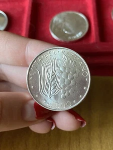 Coin Vatican City Paul VI 500 Lire 1971 Silver MM - Picture 1 of 2