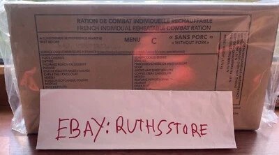 French mre army ration pack RCIR military meals ready to eat 24 Hour