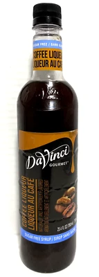 DaVinci Gourmet: licor de café jarabe sin azúcar 25,4 fl oz con bomba dispensadora Foto 1 de 3