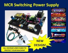 Arcade, Tron, Midway,  MCR - Replacement Switching Power Supply Module