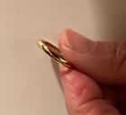 Bague bracelet en or jaune 18 carats/750 CHAUMET avec diamant secret, taille 7