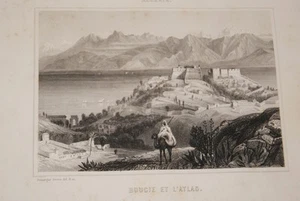 STAHLSTICH ALGERIEN BOUCIE UND ATLAS 1844 RAFFET ROUARGUE A8 - Bild 1 von 1