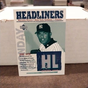 2003 Upper Deck Mariano Rivera Headliners Game Used Jersey Yankees - Picture 1 of 2