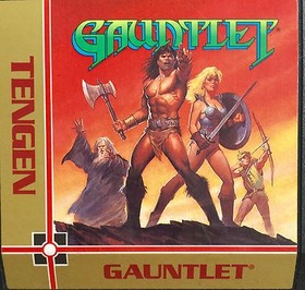 VINTAGE 1987 GAUNTLET NINTENDO NES VIDEO GAME CARTRIDGE
