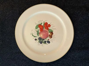 CHRISTMAS PICKARD CHINA HAND DECORATED 11 INCH DINNER PLATE ONE OF SIX - Picture 1 of 2