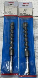 Lot Of 2 BOSCH HC2122 3/4 In. x 6 In. x 8 In. SDS Shank Rotary Hammer Bit Gray - Picture 1 of 5