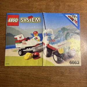 VTG Lego System 6663 Wave Rebel Octan Instruction Manual Booklet Only 1993 - Picture 1 of 2