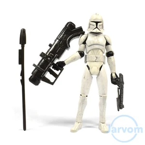 Star Wars 3.75" Clone Wars No.5 Weathered Variant Clone Trooper Loose Complete - Picture 1 of 1