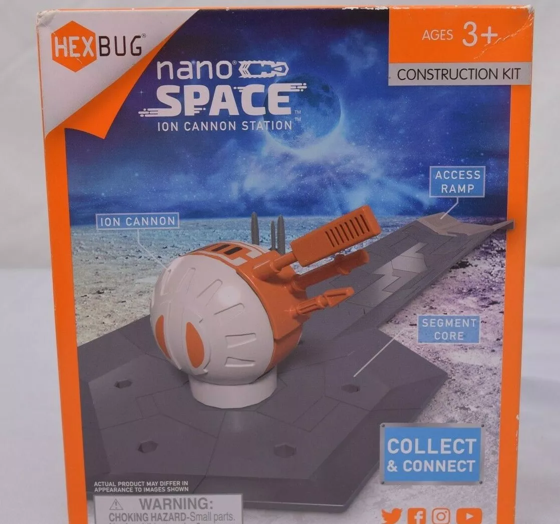 HexBug Nano Space Ion Cannon Station Construction Kit Ramp Segment Core Age 3+