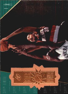 1998-99 SPx Finite Trail Blazers Basketball Card #121 Rasheed Wallace SP/5400