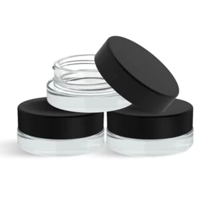 Glass Jar 7ml Clear Round - Picture 1 of 1
