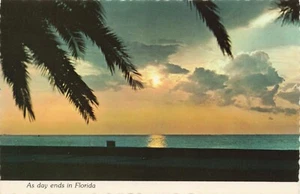 Postkarte Als Tag endet in Florida - Tropischer Sonnenuntergang Florida - Bild 1 von 2