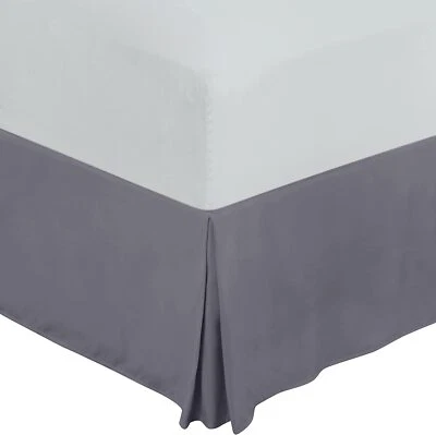Drop Bed Skirt  Pleated Dust Ruffle Hotel Quality Bed Skirt Utopia Bedding - Image 1 of 4