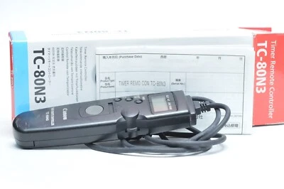 Canon TC-80N3 Timer Remote Controller Release for EOS 1V, 1N, EOS 3, 1D series - Image 1 of 3