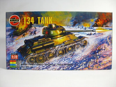 Airfix Military 1:72  "T34 Russian Tank" 01316  ,Plastic sealed model Kit. - Image 1 of 4